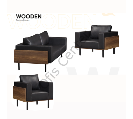 Wooden 1 Ad. 3 lü, 2 Ad. Tekli Kanepe Takımı